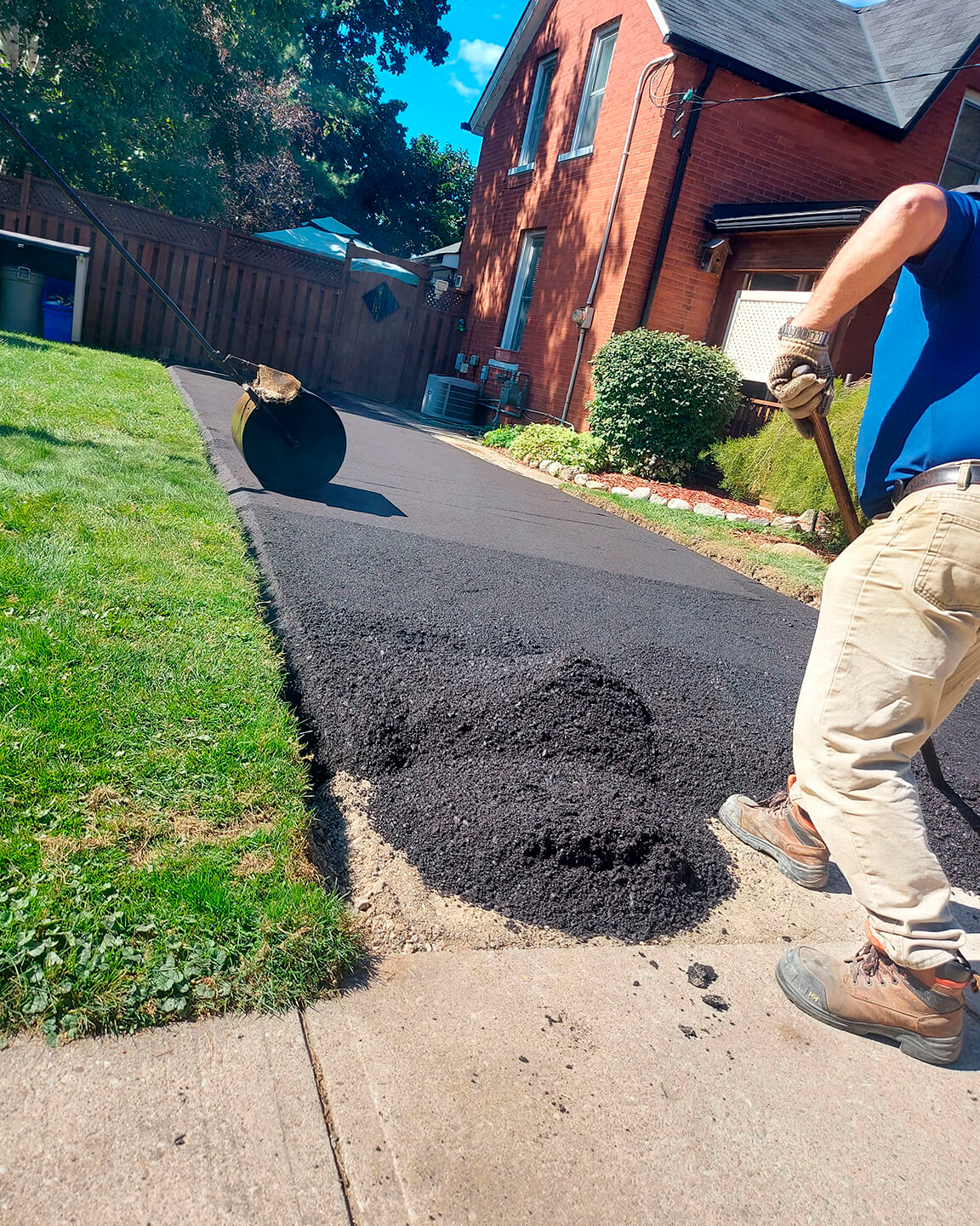 another new mg paved driveway in kitchener